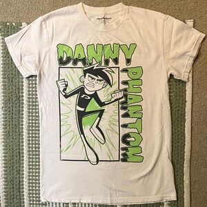 Nickelodeon Danny Phantom Tee - White and Green